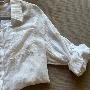 White Button-Up Blouse